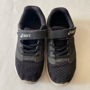 Asics Kids Black Hook-and-Loop Sneakers